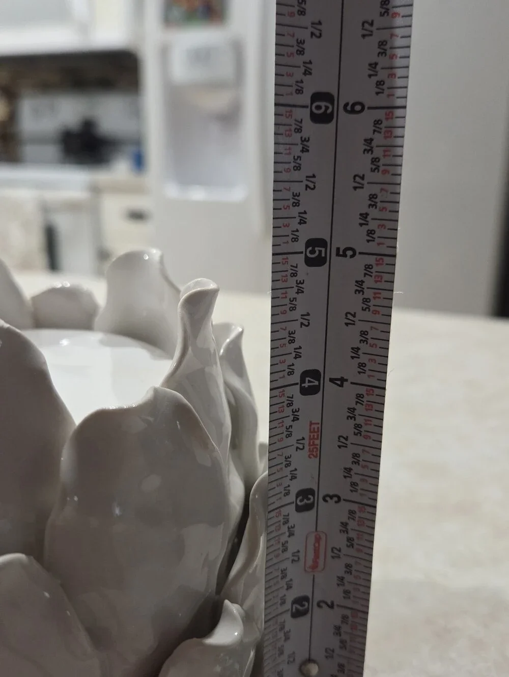 ceramic artichoke-shaped tea light holder candle holder
